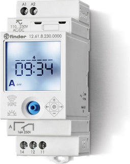 Digitale Wekelijkse Tijdschakelaar 16A 12-24V AC/DC - 12.61.0.024.0000 - E3XGN