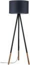 Paulmann Neordic Rurik - Staande lamp - Hout Textiel Metaal - Grijs