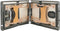 vidaXL - Massagetafel - met - 4 - zones - 186x68 - cm - houten - frame - antraciet