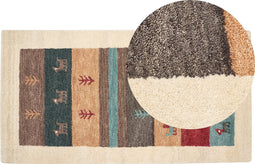 SARILAR - Modern vloerkleed - Multicolor - 80 x 150 cm - Wol