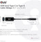 Club 3D CAC-1536 - USB Gen2 Type-C naar Type-A Kabel - 10Gbps 5m Zwart