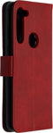 iMoshion Hoesje Geschikt voor Motorola Moto G8 Power Hoesje Met Pasjeshouder - iMoshion Luxe Bookcase - Rood