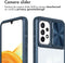 iMoshion Hoesje Geschikt voor Samsung Galaxy A23 (5G) Hoesje - iMoshion Camslider Backcover - Donkerblauw