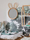 Atmosphera Wandspiegel - konijn - rotan - 37 x 24 cm - bohemian/boho spiegel