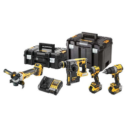 DeWalt DCK429P3T-QW - Combiset DCD805 DCG405 DCH273 DCF850 - 18 V - zwart geel