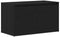 vidaXL - Halbankje - Zwart - Eiken - 80x40x45 - cm - Gelaagd - Hout