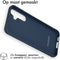 imoshion Hoesje Geschikt voor Samsung Galaxy S23 FE Hoesje Siliconen - imoshion Color Backcover - Donkerblauw