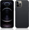 Qubits - Softcase hoes - Geschikt voor iPhone 12 Pro Max - Zwart