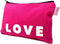 SMUG Reisetui - Toilettas - Reiszak voor Koffer - Makeup Tasje - Koffer Organizer Opbergzakje - Love Print, Fel Roze