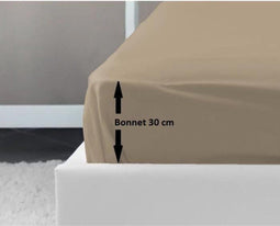 Verstelbaar onderlaken Lovely Home Beige