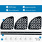 Happy Goods Doucherek - 3 Laags - Zelfklevend - RVS - Zwart - Draagcapaciteit 35 kg (2 haken)