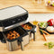 Moulinex Dual Easy Fry & Grill YY5233FB - Airfryer - 8 L - 2450 Watt