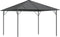 vidaXL - Prieel - met - dak - 3x3 - m - antracietkleurig