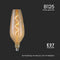 V-TAC VT-2272 - LED Lamp - E27 - Spiraalvormige gloeidraad - Amber - 4W - 250 Lumen - 2700K