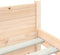 vidaXL - Bedframe - massief - hout - 135x190 - cm