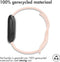 imoshion Siliconen bandje - Geschikt voor Fitbit Versa 4, Versa 3, Sense 2, Sense - Roze - One Size