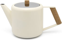 Bredemeijer - Theepot Duet Design Boston 1,1L wit- Dubbelwandig