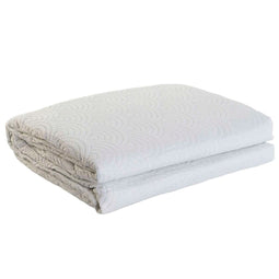 Sprei DKD Home Decor Wit Bed van 180 270 x 270 x 1 cm