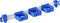 Toolflex One - Gereedschapsophangsysteem - 54 cm Aluminium Rail - 5 Flexibele Houders - Geschikt voor Ø15-35 mm Gereedschappen - Blauw