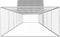 vidaXL - Kippenren - 14x2x2 - m - gegalvaniseerd - staal