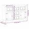 vidaXL - Dressoir - Corona - 112x40x75 - cm - massief - grenenhout