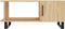 vidaXL - Salontafel - 90x50x40 - cm - bewerkt - hout - sonoma - eikenkleurig