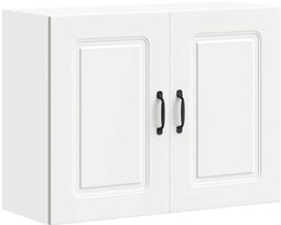 vidaXL - Keukenwandkast - Kalmar - bewerkt - hout - wit