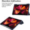 imoshion Tablet Hoes - Geschikt voor iPad Pro 11 (2022) / Pro 11 (2021) / Pro 11 (2020) / Pro 11 (2018) - Trifold Hardcase Bookcase - Donkerblauw