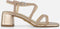 Tamaris Sandalen - Hak 5 cm - Vegan - Goud (Maat 38)