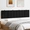 vidaXL - Hoofdbordkussen - 200 - cm - stof - zwart