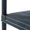 Opbergrek 100 kg 60x30x138 cm kunststof zwart