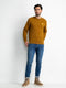Petrol Industries - Heren Sweater - Ronde hals - Bruin - Maat XXXL
