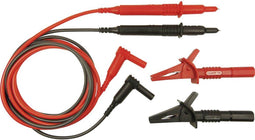 Cliff CIH29890 Veiligheidsmeetsnoerenset Stekker 4 mm Testpunt 1.50 m Rood, Zwart 1 stuk(s)