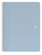 OXFORD My Rec'Up spiraalblok A4 gelijnd 90 vel 100% gerecycled papier blauw