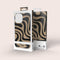 Mio by Mobilize Hoesje geschikt voor Samsung Galaxy S25 MagSafe Telefoonhoesje Hardcase | Mio by Mobilize Backcover | Geschikt voor MagSafe | Geschikt voor Draadloos Opladen met Magnetische Ring | MagSafe Case - Swirl | Bruin