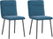vidaXL - Eetkamerstoelen - 2 - st - fluweel - blauw
