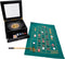 Longfield Games Roulette Set - Roulette Bak 36 cm - Kleed 130 x 90 cm - 200 Fiches - Luxe Zwarte Houten Opbergkist