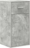 vidaXL - Sideboard - Betongrijs - 38x34,5x75 - cm - Gemaakt - uit - Hout