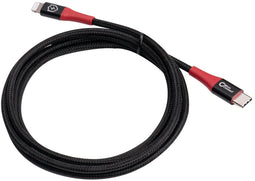 Microconnect MC-CLIGHTNING-SC - Lightning naar USB-C Kabel - 1,5 m - Rood Zwart