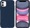 iMoshion Hoesje Geschikt voor iPhone 11 Hoesje Siliconen - iMoshion Color Backcover - Donkerblauw