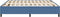 vidaXL - Boxspring - Bed - Blauw - 200x200 - cm - Korduroy - Stof