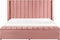 NOYERS - Tweepersoonsbed - Roze - 180 x 200 cm - Fluweel