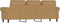 vidaXL - Driezitsbank - 180 - cm - fluweel - bruin