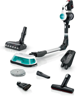 Bosch Unlimited 7 BCS71HYG1 - Steelstofzuiger - 2in1 stofzuigen en dweilen - Aqua (2 stuks)