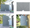 vidaXL - Terrasscherm - inklapbaar - 240x160 cm - grijs