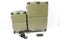 ONYX Kofferset - 2-delig - Handbagage 33L en Check-in 100L - TSA slot - Spinner wielen - Lichtgewicht - Groen (2 stuks)
