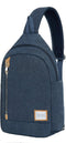 Travelon Heritage - Anti-diefstal Sling Bag - RFID snijbestendige band vergrendelbare ritsen - Indigo
