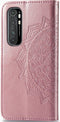 Hoesje Met Pasjeshouder Geschikt voor Xiaomi Mi Note 10 Lite - Mandala Bookcase - Roze