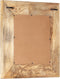 vidaXL - Spiegel - handgesneden - 50x50x2,5 - cm - massief - mangohout