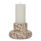 Urban Nature Culture - Candle holder Mukava - GRS gecertificeerd - 50% gerecycled keramiek - Amandelmelk (Ø 15 * 10 CM)